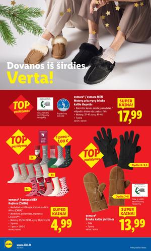 LIDL ne maisto prekių leidinys nuo gruodžio 8 d.