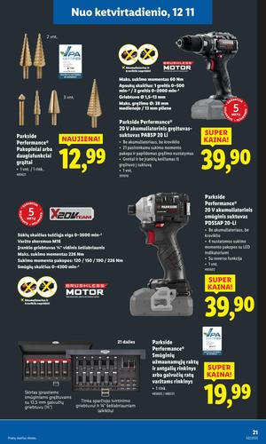 LIDL ne maisto prekių leidinys nuo gruodžio 8 d.