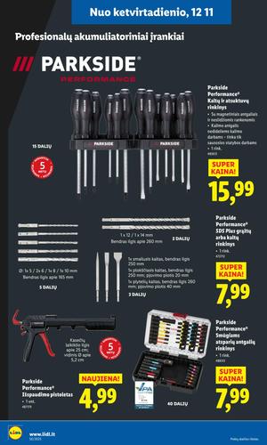 LIDL ne maisto prekių leidinys nuo gruodžio 8 d.
