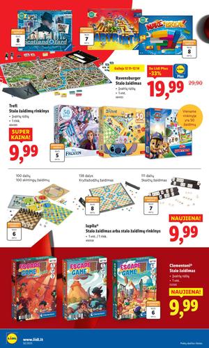LIDL ne maisto prekių leidinys nuo gruodžio 8 d.