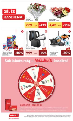 RIMI akcijų leidinys Nr. 31 nuo liepos 29 d.