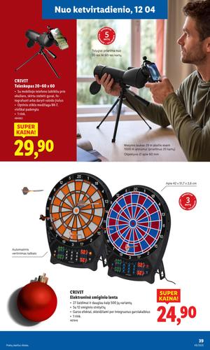 LIDL ne maisto prekių leidinys nuo gruodžio 1 d.