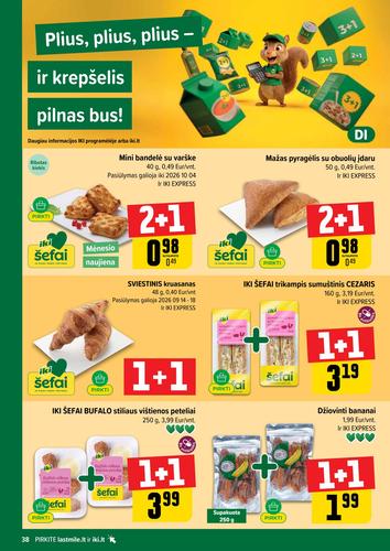 IKI akcijų leidinys Nr. 38 nuo rugsėjo 14 d.