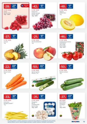 MAXIMA akcijų leidinys Nr. 29 nuo liepos 15 d.