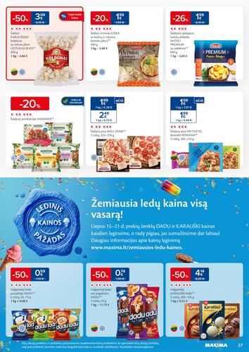 MAXIMA akcijų leidinys Nr. 29 nuo liepos 15 d.