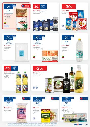 MAXIMA akcijų leidinys Nr. 29 nuo liepos 15 d.