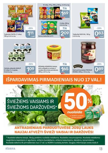 NORFA akcijų leidinys Nr. 13 nuo birželio 25 d.