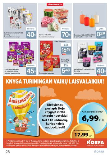 NORFA akcijų leidinys Nr. 13 nuo birželio 25 d.