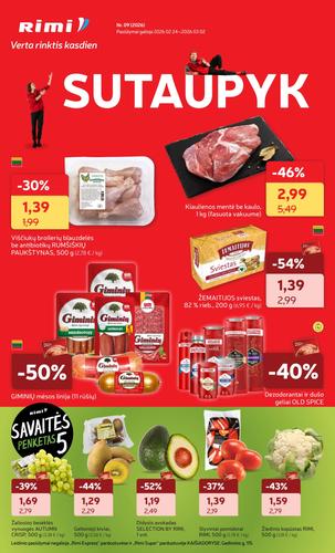 RIMI akcijų leidinys Nr. 9 nuo vasario 24 d.