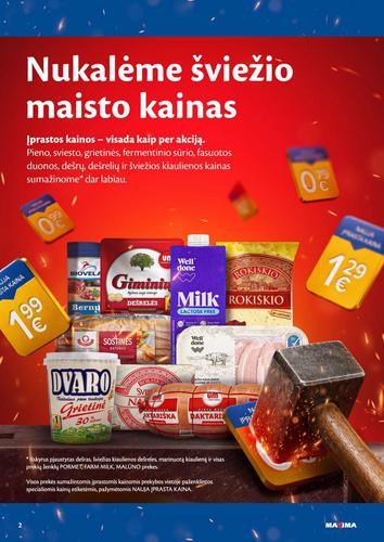 MAXIMA akcijų leidinys Nr. 34 nuo rugpjūčio 18 d.