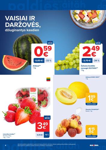 MAXIMA akcijų leidinys Nr. 34 nuo rugpjūčio 18 d.