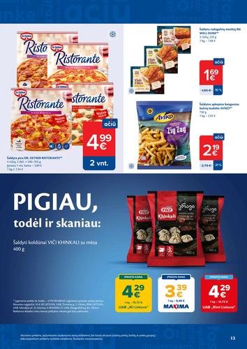 MAXIMA akcijų leidinys Nr. 34 nuo rugpjūčio 18 d.