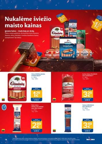 MAXIMA akcijų leidinys Nr. 34 nuo rugpjūčio 18 d.