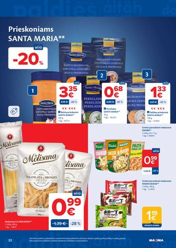 MAXIMA akcijų leidinys Nr. 34 nuo rugpjūčio 18 d.