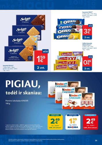 MAXIMA akcijų leidinys Nr. 34 nuo rugpjūčio 18 d.