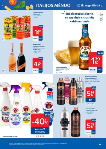 MAXIMA akcijų leidinys Nr. 34 nuo rugpjūčio 18 d.