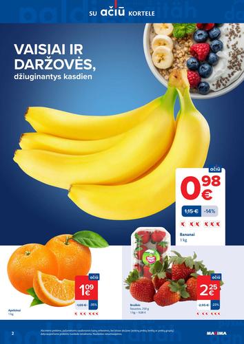 MAXIMA akcijų leidinys "AČIŪ akcijų  Nr. 10" nuo kovo 3 d.