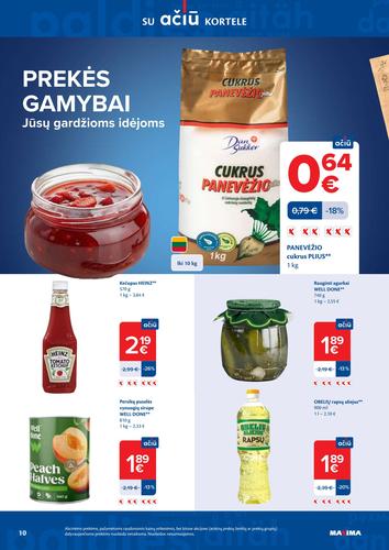 MAXIMA akcijų leidinys "AČIŪ akcijų  Nr. 10" nuo kovo 3 d.