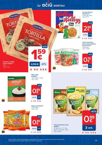 MAXIMA akcijų leidinys "AČIŪ akcijų  Nr. 10" nuo kovo 3 d.