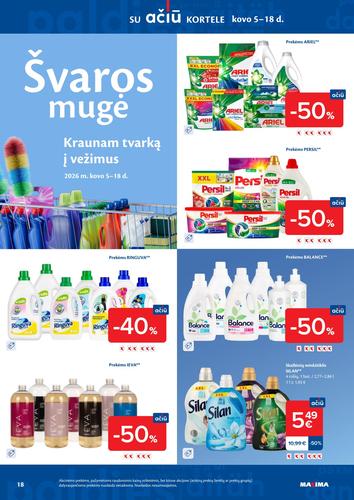 MAXIMA akcijų leidinys "AČIŪ akcijų  Nr. 10" nuo kovo 3 d.