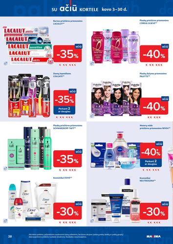 MAXIMA akcijų leidinys "AČIŪ akcijų  Nr. 10" nuo kovo 3 d.