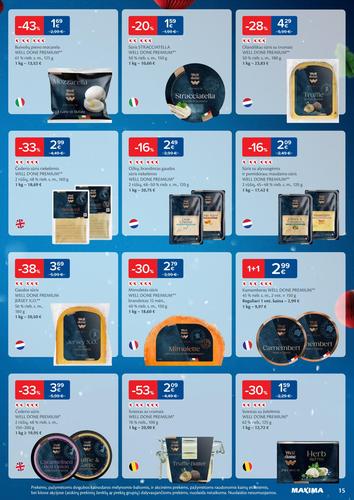 MAXIMA akcijų leidinys "Daugiau laiko Kalėdoms" nuo gruodžio 16 d.