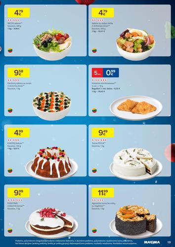 MAXIMA akcijų leidinys "Daugiau laiko Kalėdoms" nuo gruodžio 16 d.