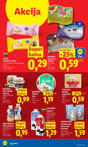 LIDL maisto akcijų leidinys nuo birželio 15 d.