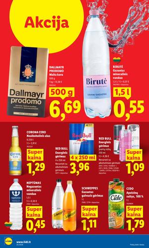 LIDL maisto akcijų leidinys nuo birželio 15 d.