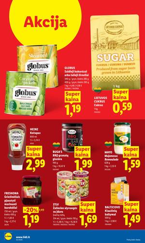 LIDL maisto akcijų leidinys nuo birželio 15 d.