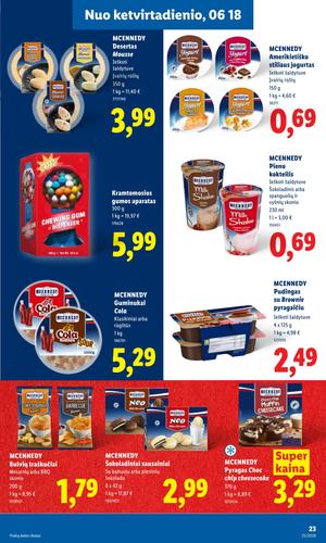 LIDL maisto akcijų leidinys nuo birželio 15 d.