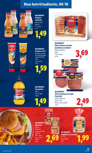 LIDL maisto akcijų leidinys nuo birželio 15 d.