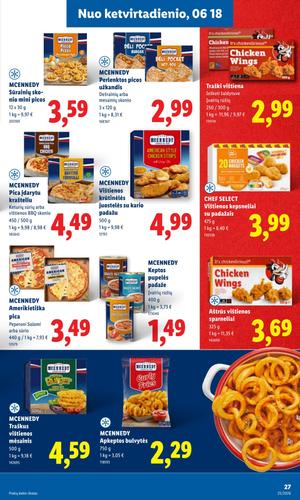 LIDL maisto akcijų leidinys nuo birželio 15 d.
