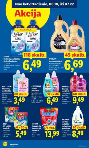 LIDL maisto akcijų leidinys nuo birželio 15 d.