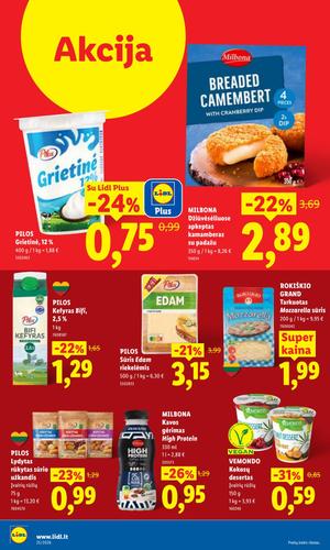 LIDL maisto akcijų leidinys nuo birželio 15 d.