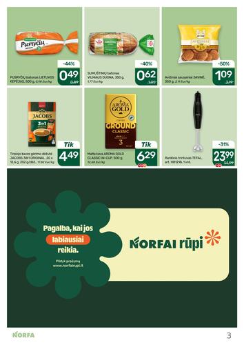 NORFA akcijų leidinys Nr. 15 nuo liepos 23 d.