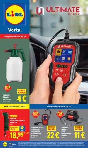 LIDL ne maisto prekių leidinys nuo kovo 16 d.