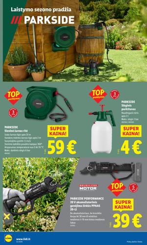 LIDL ne maisto prekių leidinys nuo kovo 16 d.