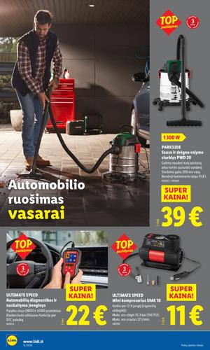 LIDL ne maisto prekių leidinys nuo kovo 16 d.