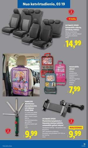 LIDL ne maisto prekių leidinys nuo kovo 16 d.