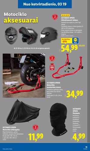 LIDL ne maisto prekių leidinys nuo kovo 16 d.