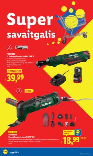 LIDL ne maisto prekių leidinys nuo kovo 16 d.