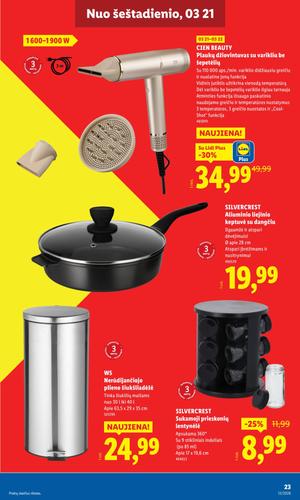 LIDL ne maisto prekių leidinys nuo kovo 16 d.