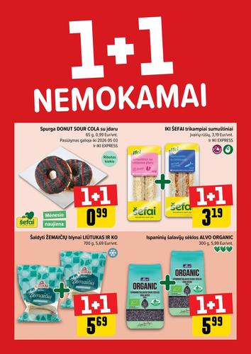 IKI akcijų leidinys "Daugiau yra pigiau Nr. 17" nuo balandžio 20 d.