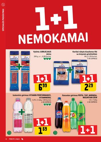 IKI akcijų leidinys "Daugiau yra pigiau Nr. 17" nuo balandžio 20 d.