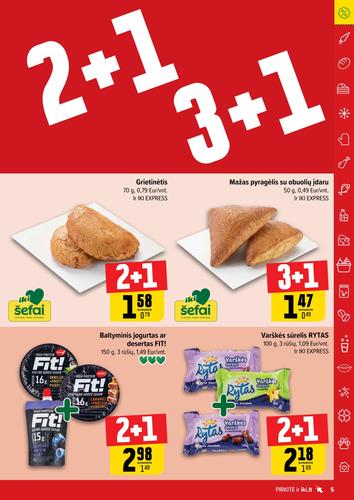 IKI akcijų leidinys "Daugiau yra pigiau Nr. 17" nuo balandžio 20 d.