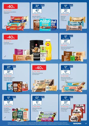 MAXIMA akcijų leidinys "SVEIKUOLIŲ MĖNUO" nuo sausio 6 d.