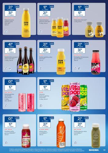 MAXIMA akcijų leidinys "SVEIKUOLIŲ MĖNUO" nuo sausio 6 d.