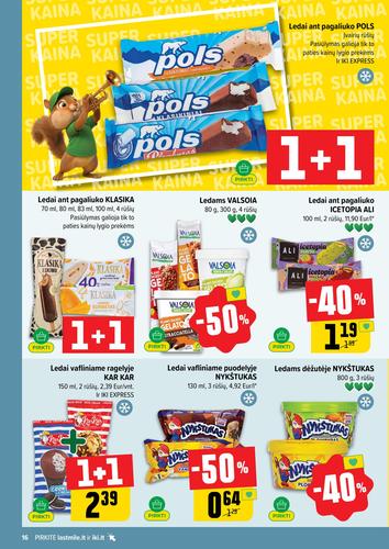 IKI akcijų leidinys Nr. 34 nuo rugpjūčio 17 d.