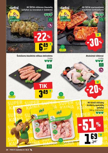 IKI akcijų leidinys Nr. 34 nuo rugpjūčio 17 d.